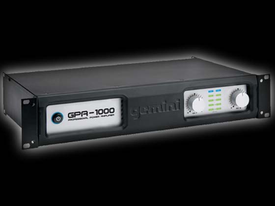 Gemini GPA 1000 DJ amplifier for entry level starter DJs 